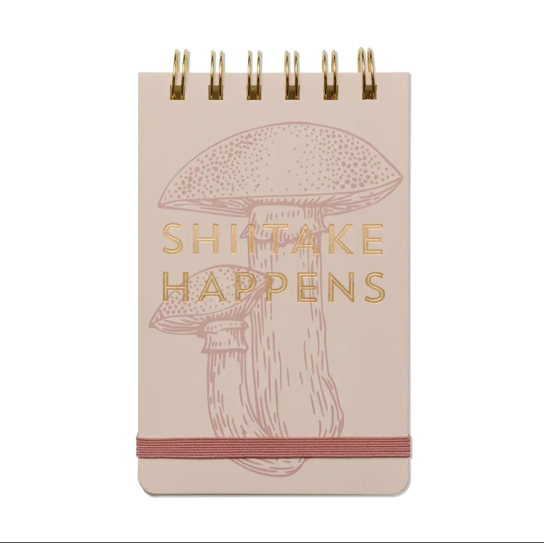 SHITAKE_NOTEPAD.jpg: Shiitake notebook by Designworks included in the AMERICAN PAINT luxury gift box by Gift Horse